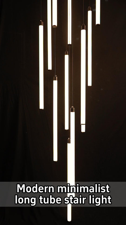 Modern Minimalist Long Tube Stair Light