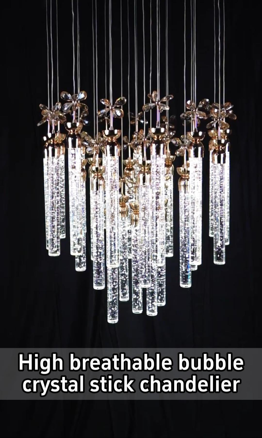 Luxury Bubble Crystal Chandelier | High-end Customization