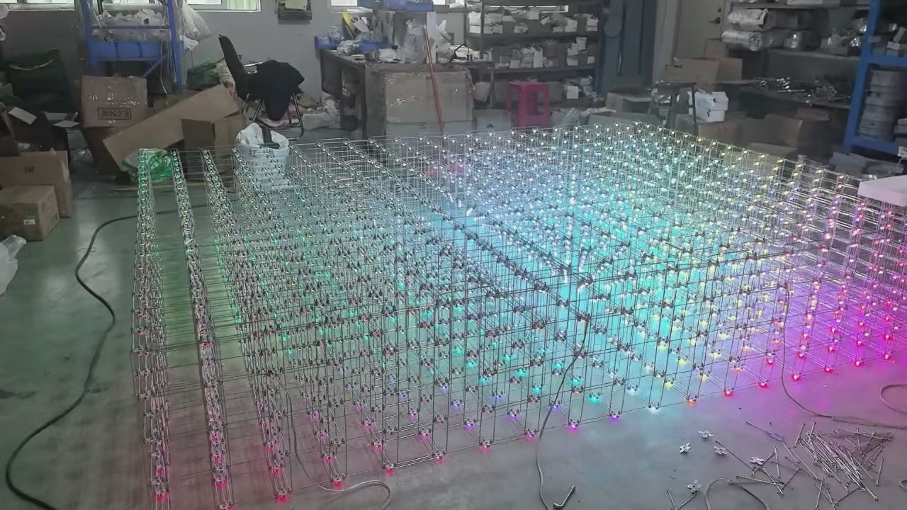 RGB light source writes various pattern modes